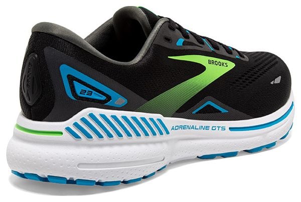 Brooks Adrenaline GTS 23 Large Black Green Blue Men's Running Shoes