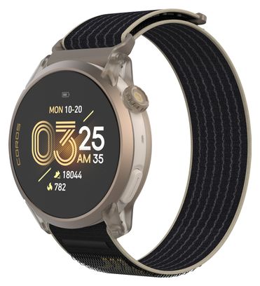 Orologio GPS Coros Pace 4 in alluminio e nylon, nero e oro, edizione Jakob Ingebrigtsen