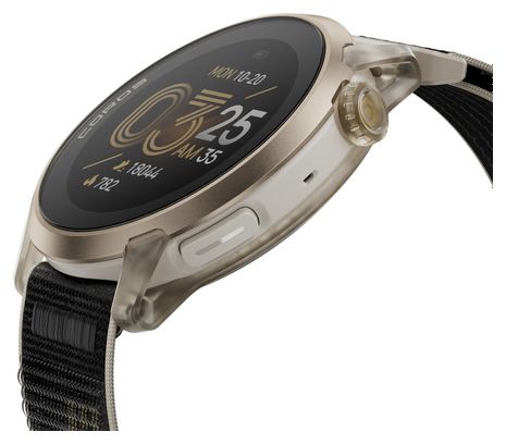 Orologio GPS Coros Pace 4 in alluminio e nylon, nero e oro, edizione Jakob Ingebrigtsen
