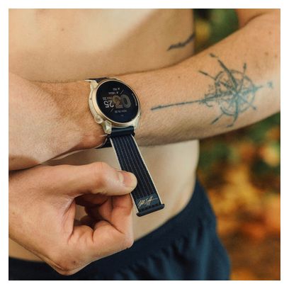 Orologio GPS Coros Pace 4 in alluminio e nylon, nero e oro, edizione Jakob Ingebrigtsen