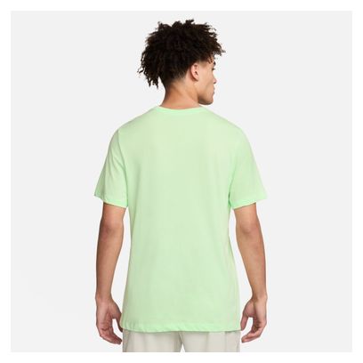 Nike Dri-Fit Trail logo short-sleeve shirt Green Blue Men's