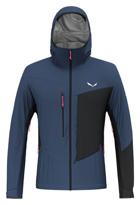 Waterdichte Jas voor heren Salewa Sella 3L Powertex Blauw