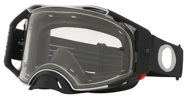 Oakley Airbrake MX Tuff Blocks Goggle Black Gunmetal Clear / Ref. OO7046-B0