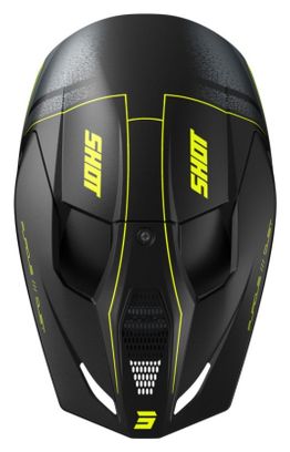 Casque Integral Shot Furious Adulte Dust Jaune Fluo Mat