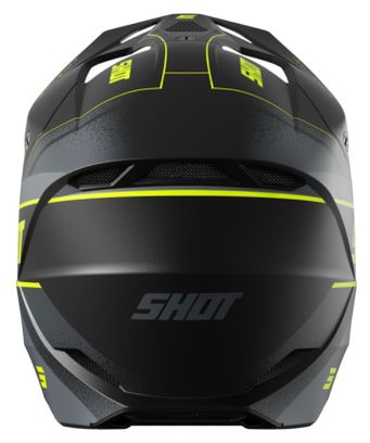 Casque Integral Shot Furious Adulte Dust Jaune Fluo Mat