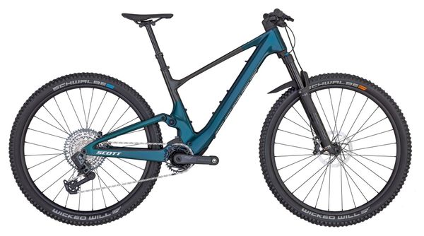 Scott Lumen eRide 900 Sram 12V 360Wh TQ 50Nm 29'' Mountain Bike elettrica a sospensione integrale Blu/Nero