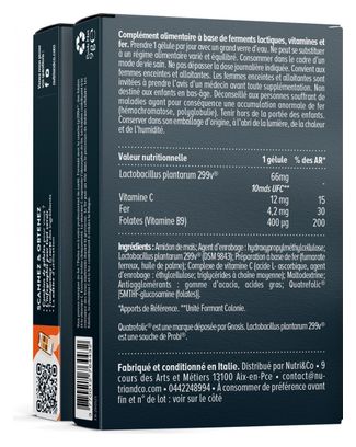 Fer Bisglycinate - 30 gélules