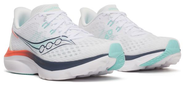 Zapatillas de running Saucony Kinvara 16 Blanco/Azul/Naranja para mujer
