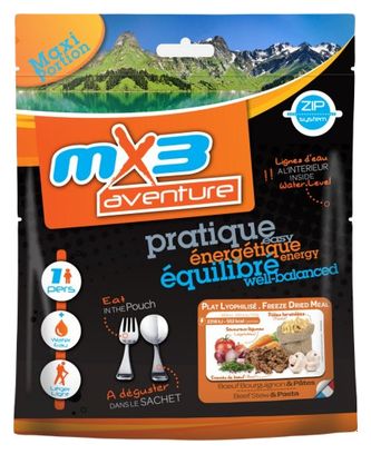 Pasto Liofilizzato MX3 con Manzo Bourguignon e Pasta 140 g