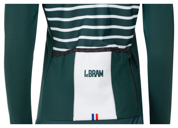 LeBram Ventoux Women's Long Sleeve Jersey Green Fitted