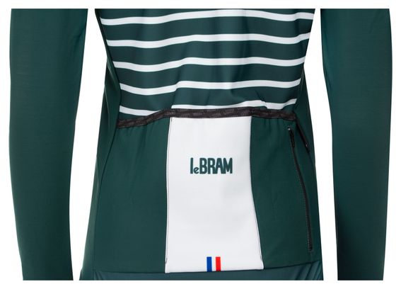 Maillot de manga larga LeBram Ventoux para mujer, corte ajustado verde