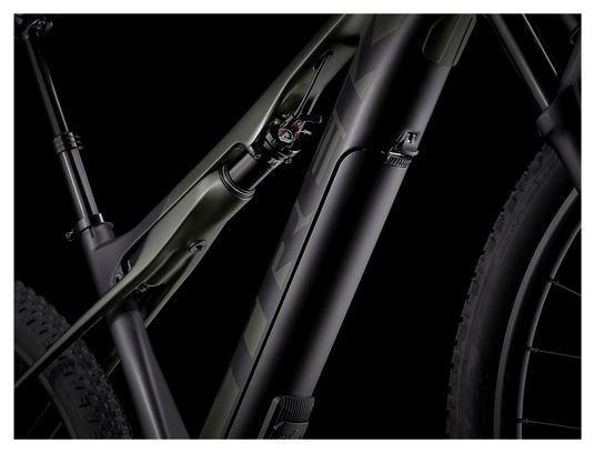 Trek E-Caliber 9.6 29'' vollgefedertes E-Mountainbike, 12 V, 250 Wh, Fazua 58 Nm, Satin Lithium Grey/Trek Black – Ausstellungsmodell