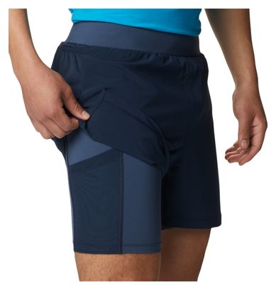 Short Columbia Endless Trail 2In1 Bleu Homme