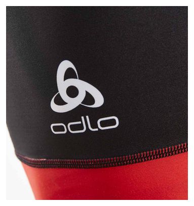 Odlo Performance Pyrenees Bib Shorts Zwart / Rood