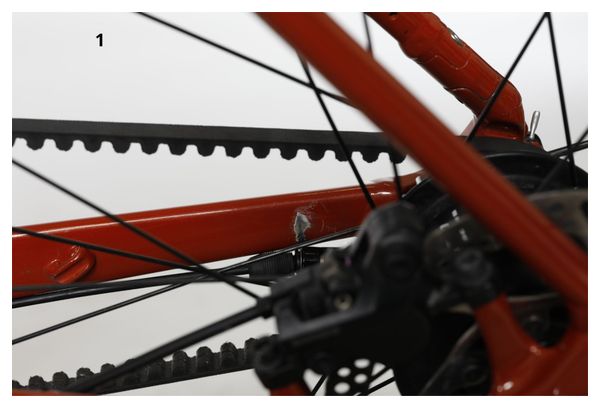 Refurbished Product - BMC Alpenchallenge One Fitness City Bike Shimano Nexus 8V Riemen 700 mm Rot Amber 2021