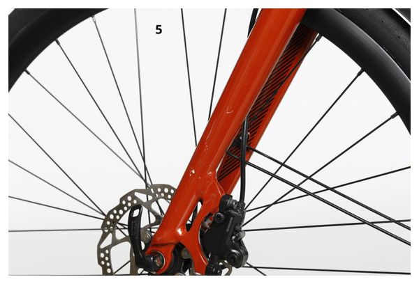 Refurbished Product - BMC Alpenchallenge One Fitness City Bike Shimano Nexus 8V Riemen 700 mm Rot Amber 2021