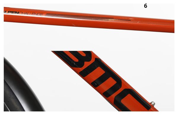 Refurbished Product - BMC Alpenchallenge One Fitness City Bike Shimano Nexus 8V Riemen 700 mm Rot Amber 2021
