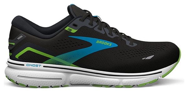Zapatillas de Running Brooks Ghost 15 Negro Azul Verde Hombre