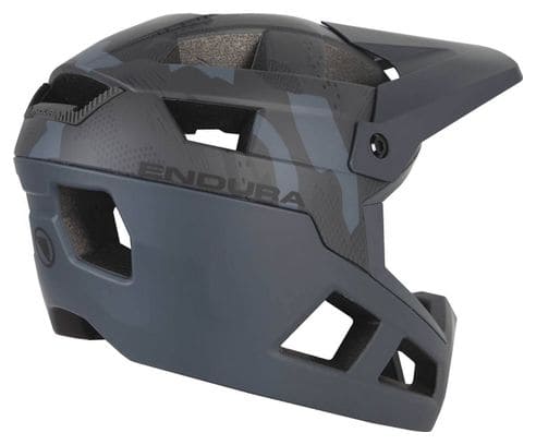 Endura Singletrack Casco Infantil Integral Gris Único