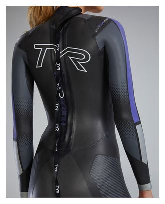 TYR Hurricane® Cat 5 Zilver/Paars Neopreen Wetsuit voor dames