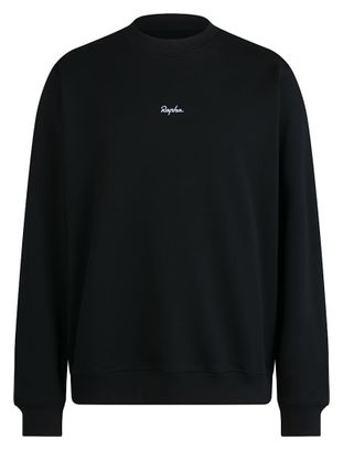 Felpa Rapha Heavyweight in cotone nero da uomo