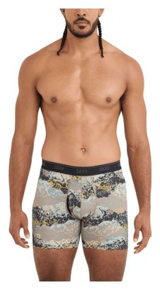 Saxx Quest Quick-Dry Mesh boxershort, beige/meerkleurig, heren