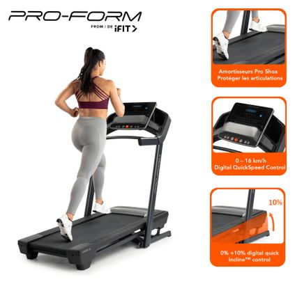 Tapis de course Carbon TL connecté iFIT / 16 km/h