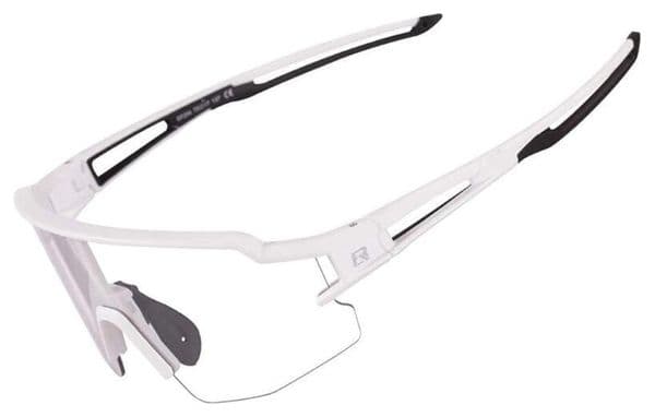 Rockbros lunettes de cyclisme photochromiques UV400 - blanc