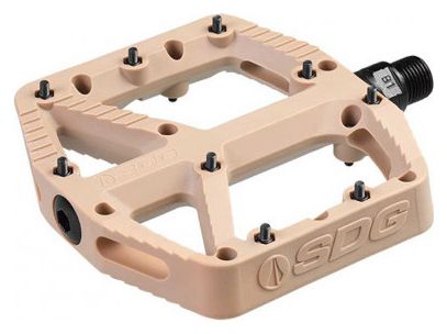 SDG Comp Flat Pedals Brown