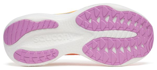 Chaussures Running Saucony Ride 19 Orange/Rose Femme