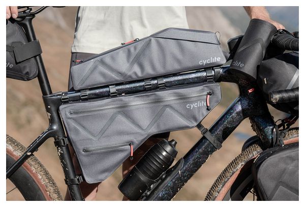 Borsa per tubo superiore Cyclite grande / 02  | 2,2 L | Nero