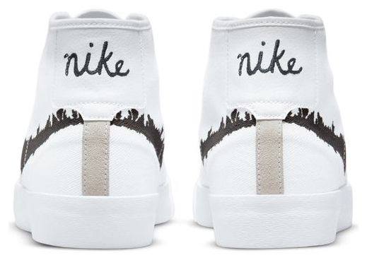 Chaussures Nike SB BLZR Court Mid Premium Blanc