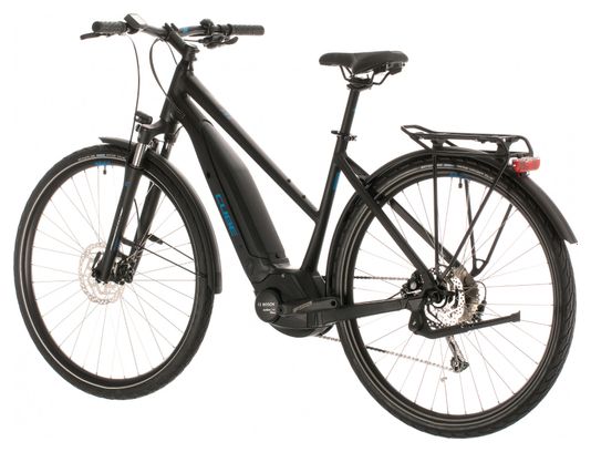 Cube Electric Touring Bike One 500 Shimano 9s Black / Blue 2020