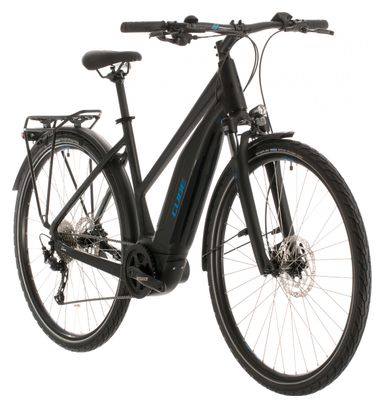 Cube Electric Touring Bike One 500 Shimano 9s Black / Blue 2020