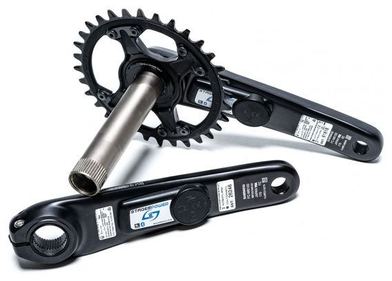 Stages Cycling Stages Power LR Shimano XT R8120 Crankset Zwart