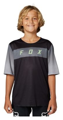 Fox Flexair Kurzarmtrikot Kinder Schwarz