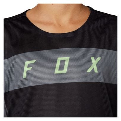 Fox Flexair Kurzarmtrikot Kinder Schwarz