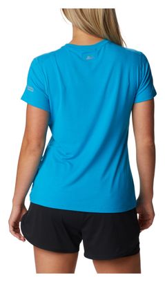 T-Shirt Columbia Endless Trail Running Bleu Femme