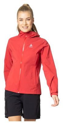 Chaqueta Impermeable para Mujer Odlo Aegis <strong>2</strong>.5L Rojo