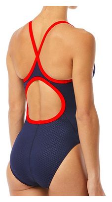 TYR Women’s Hexa Diamondfit Swimsuit Blue/Red