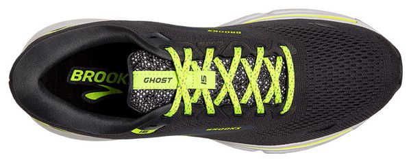 Chaussures Running Brooks Ghost 15 Gris Jaune Homme