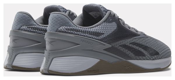 Chaussures de Cross Training Unisexe Reebok Nano X3 Gris