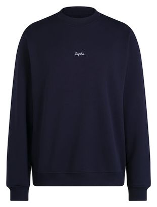 Felpa Rapha Heavyweight in cotone blu da uomo