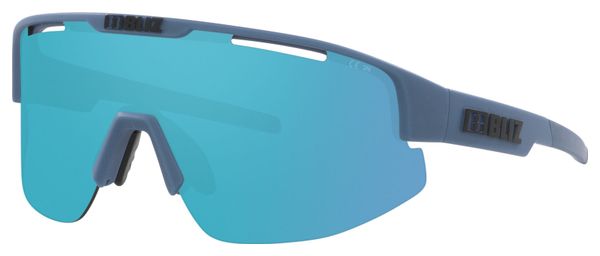 Lunettes Bliz Matrix Bleu mat - Brown Mirror Blue