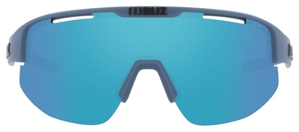 Lunettes Bliz Matrix Bleu mat - Brown Mirror Blue