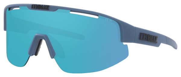 Bliz Matrix Brille Mattblau - Spiegelglas Blau