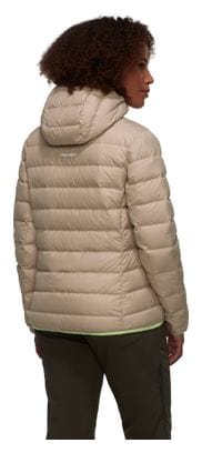 Chaqueta de plumón Mammut Waymarker IN Beige con capucha para mujer