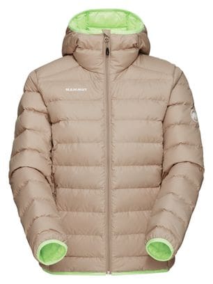 Piumino Mammut Waymarker IN con cappuccio beige da donna