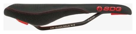 Selle SDG RADAR MTN - Rails titane noir/rouge