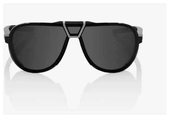 100% Westcraft Soft Tact Black Sunglasses - Black Mirrored Lenses